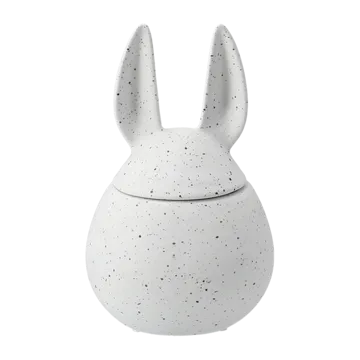 DBKD Eating rabbit Schale klein - White dot - DBKD