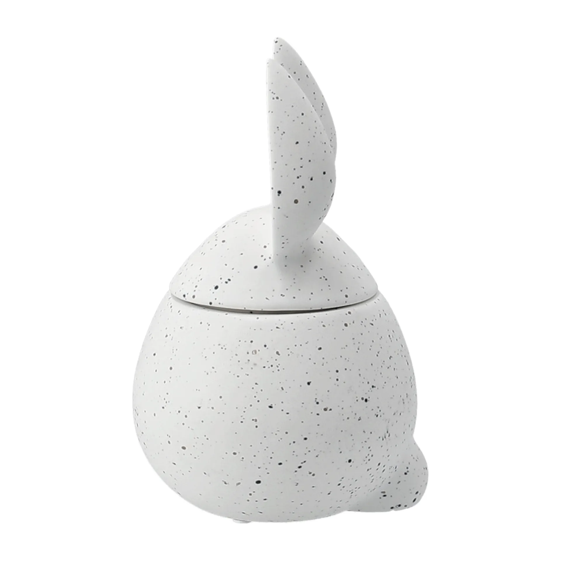 DBKD Eating rabbit Schale klein, White dot DBKD