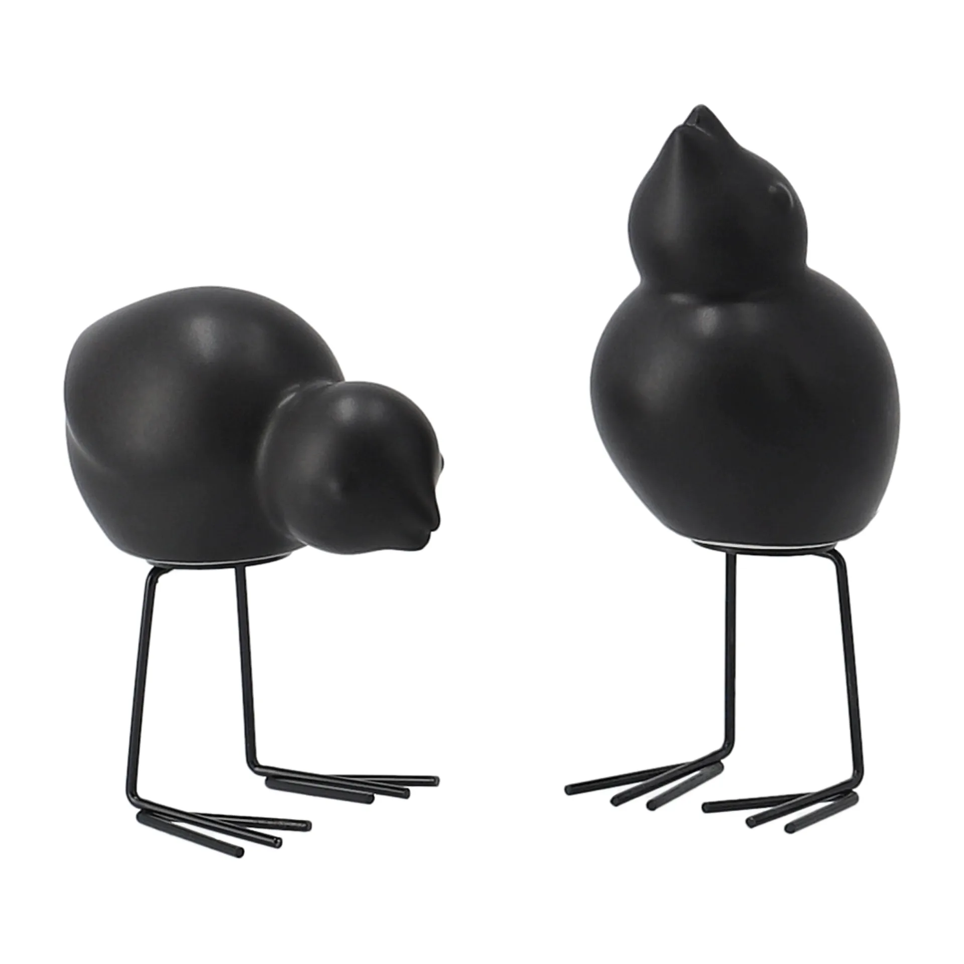 DBKD Swedish Birds Osterdekoration 2er Pack, Black DBKD