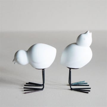 DBKD Swedish Birds Osterdekoration 2er Pack - White - DBKD