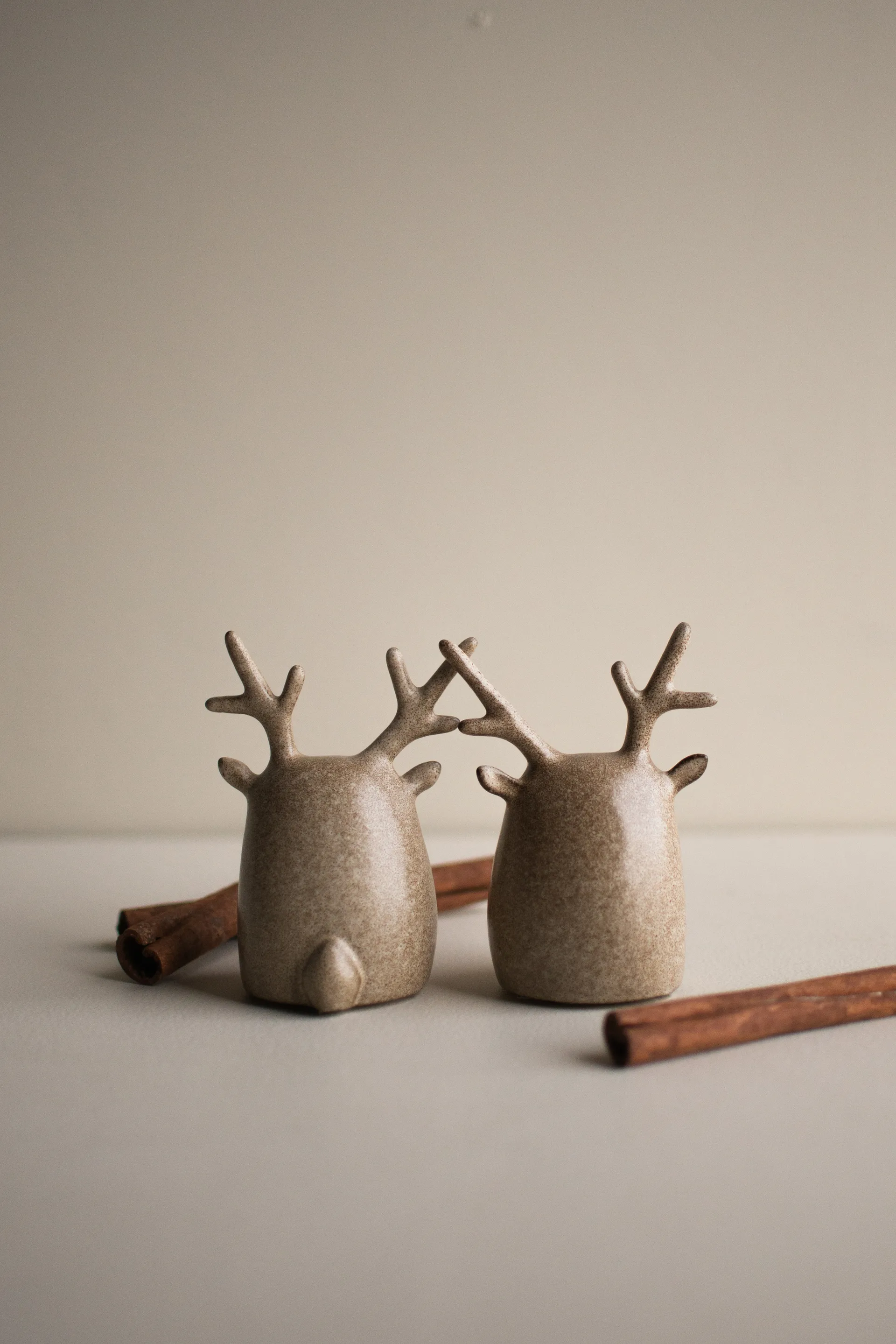 Deer twins 2-teilig, Beige DBKD