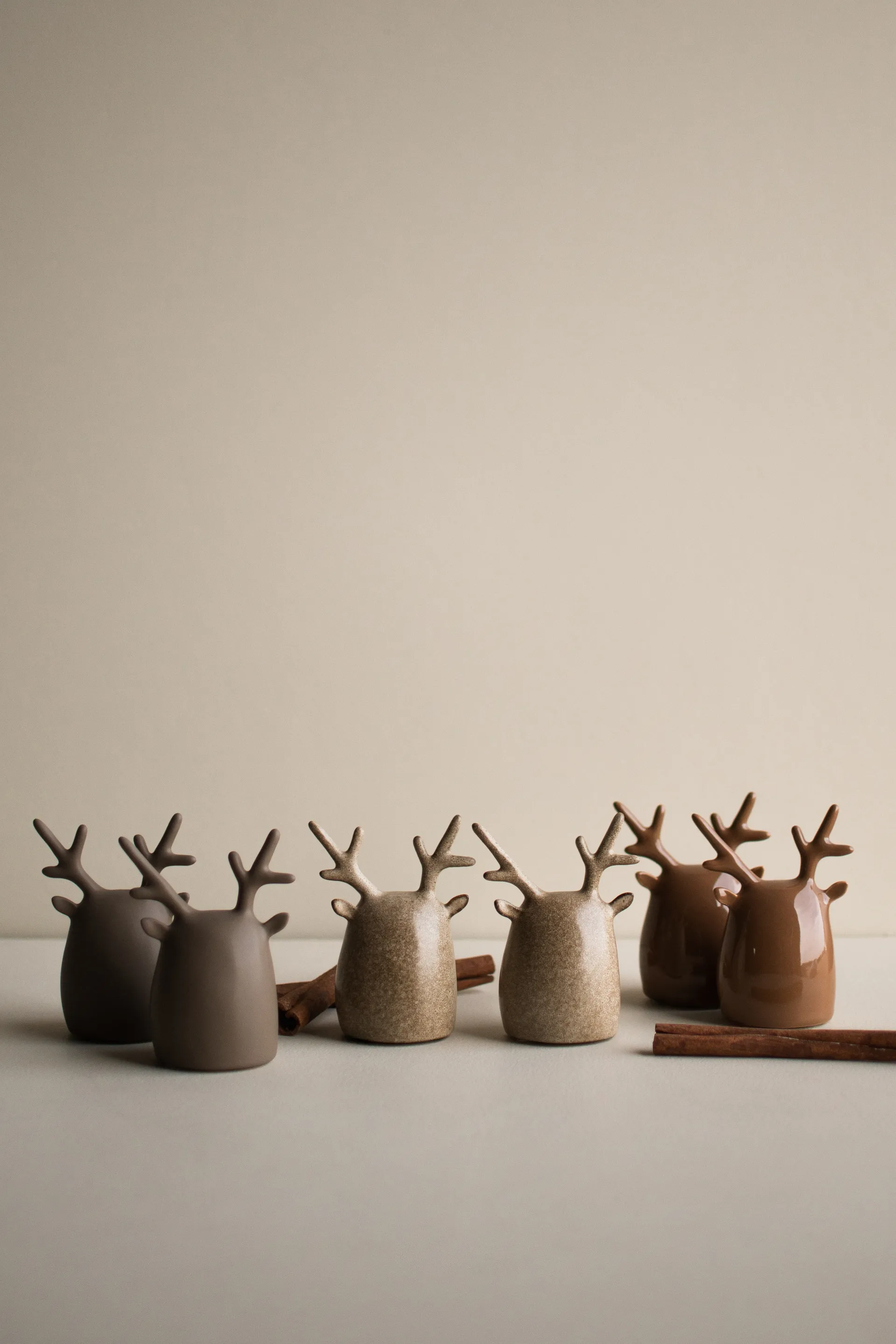 Deer twins 2-teilig, Beige DBKD