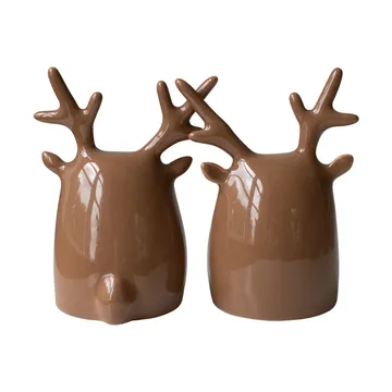 Deer twins 2-teilig - Shiny nougat - DBKD