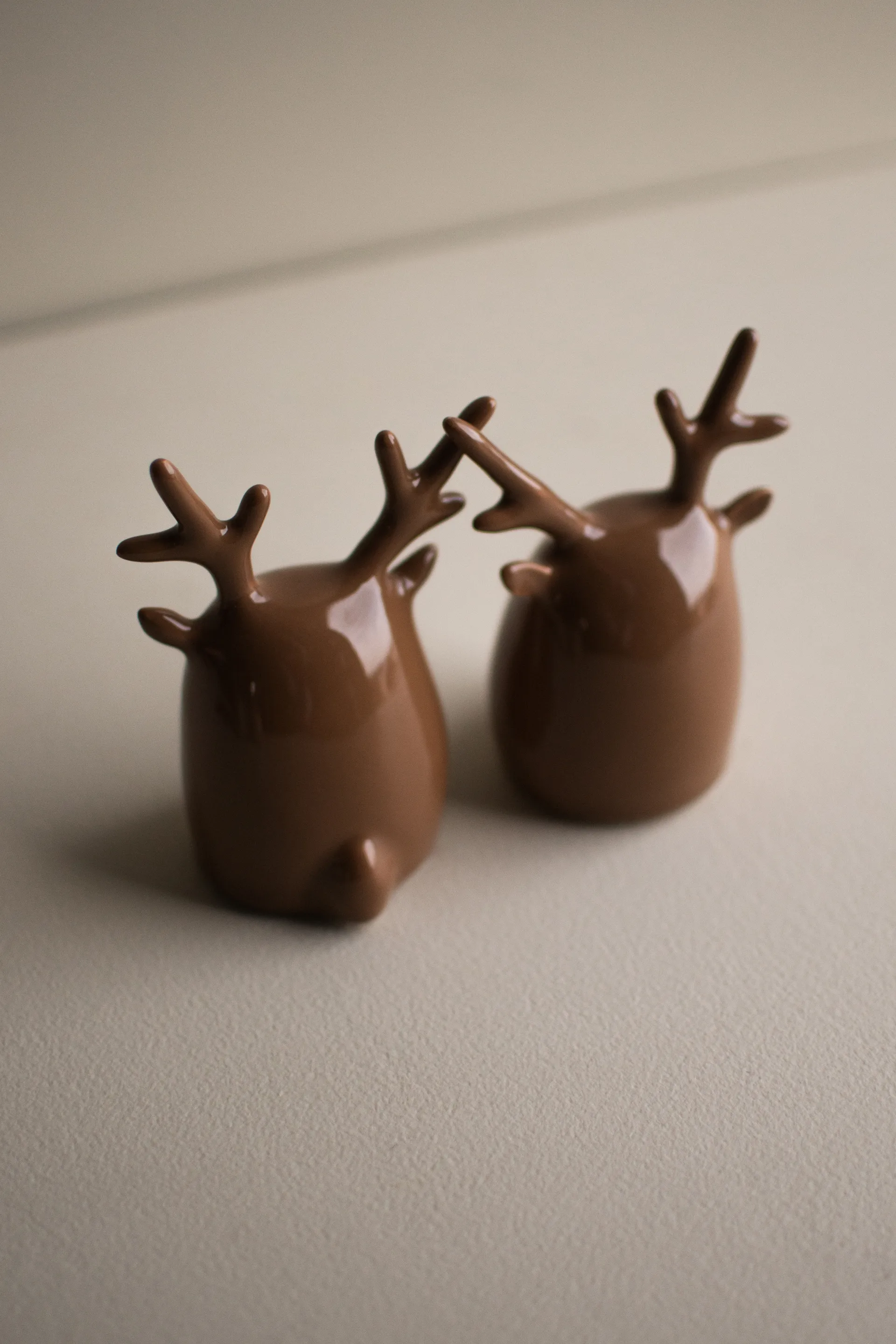 Deer twins 2-teilig, Shiny nougat DBKD