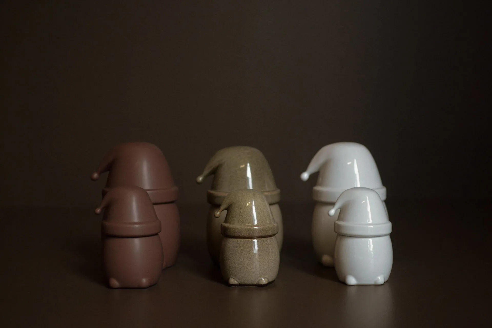 Eating Santa Schale mit Deckel klein, Maroon DBKD