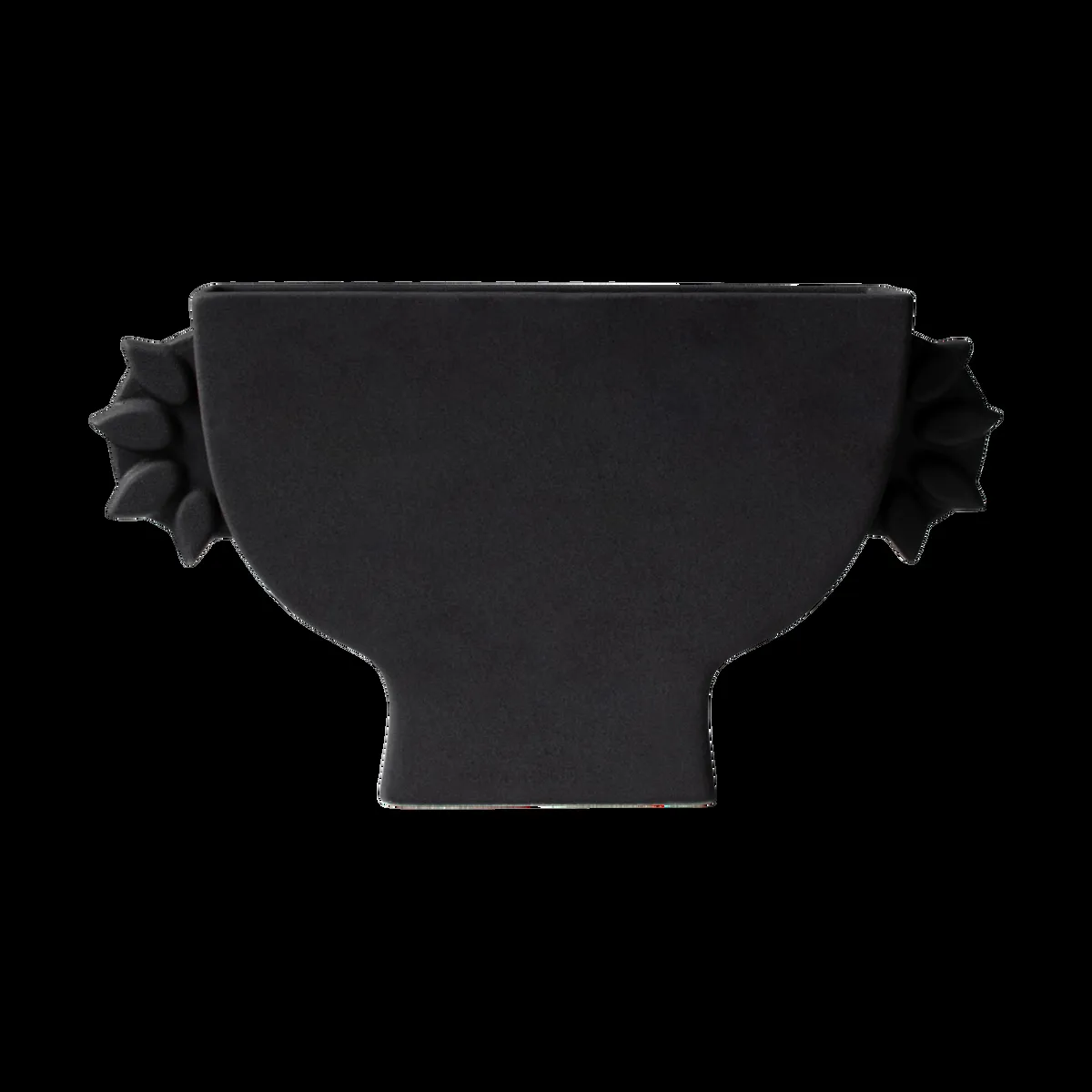 DBKD Flache Vase 16 cm Black