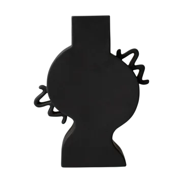 Flache Vase 33 cm - Black - DBKD