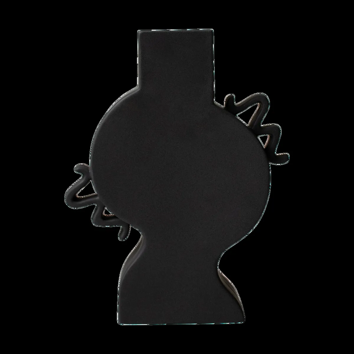 DBKD Flache Vase 33 cm Black DBKD Flache Vase 33 cm Black