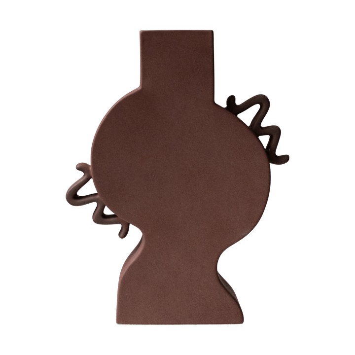 Flache Vase 33 cm - Brown - DBKD