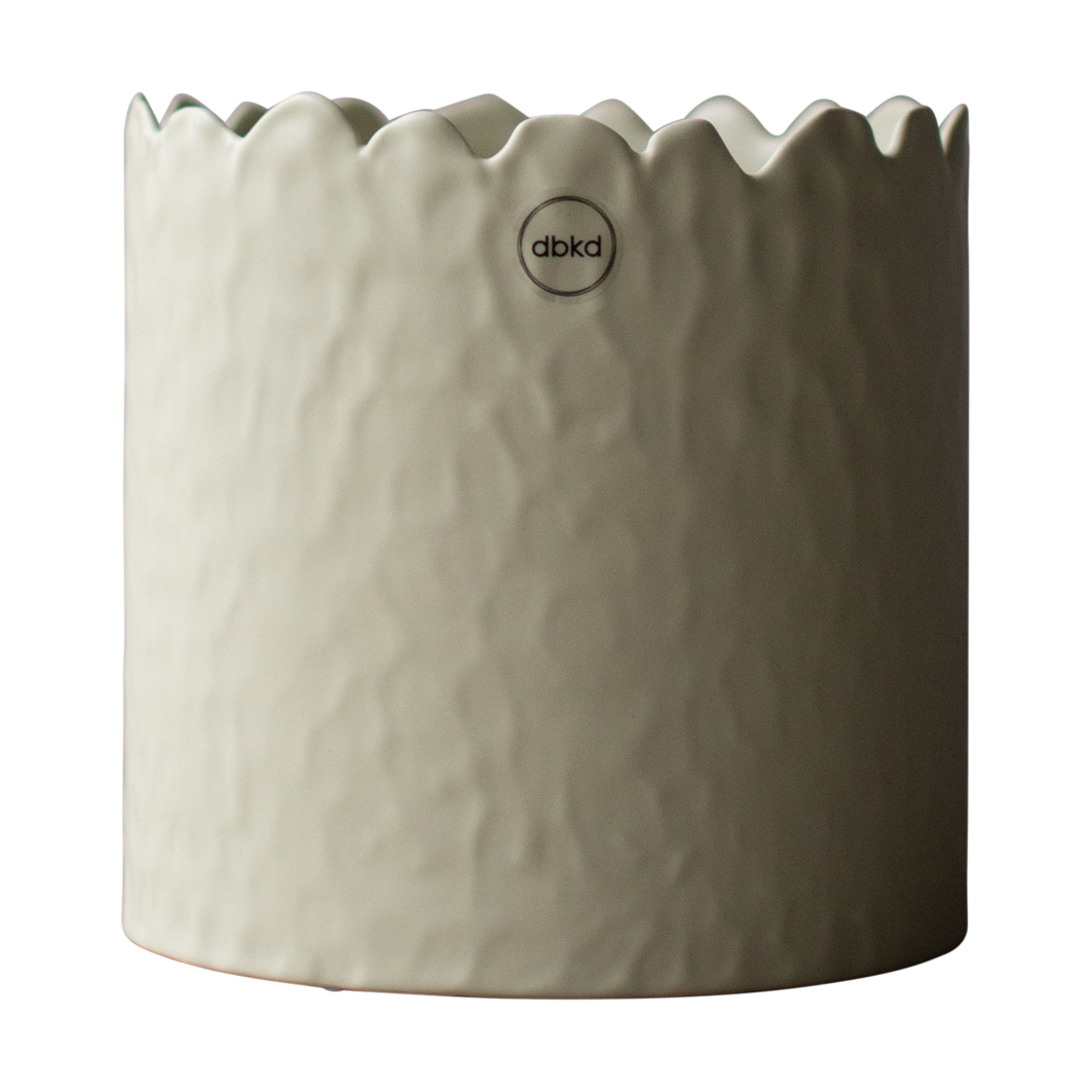 DBKD Flowery Topf Ø16 cm Creme