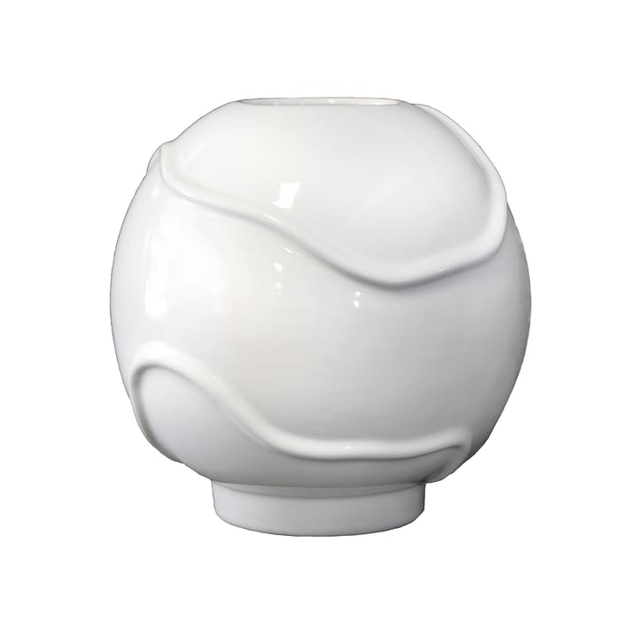 Form Vase Ø18cm - Shiny white - DBKD