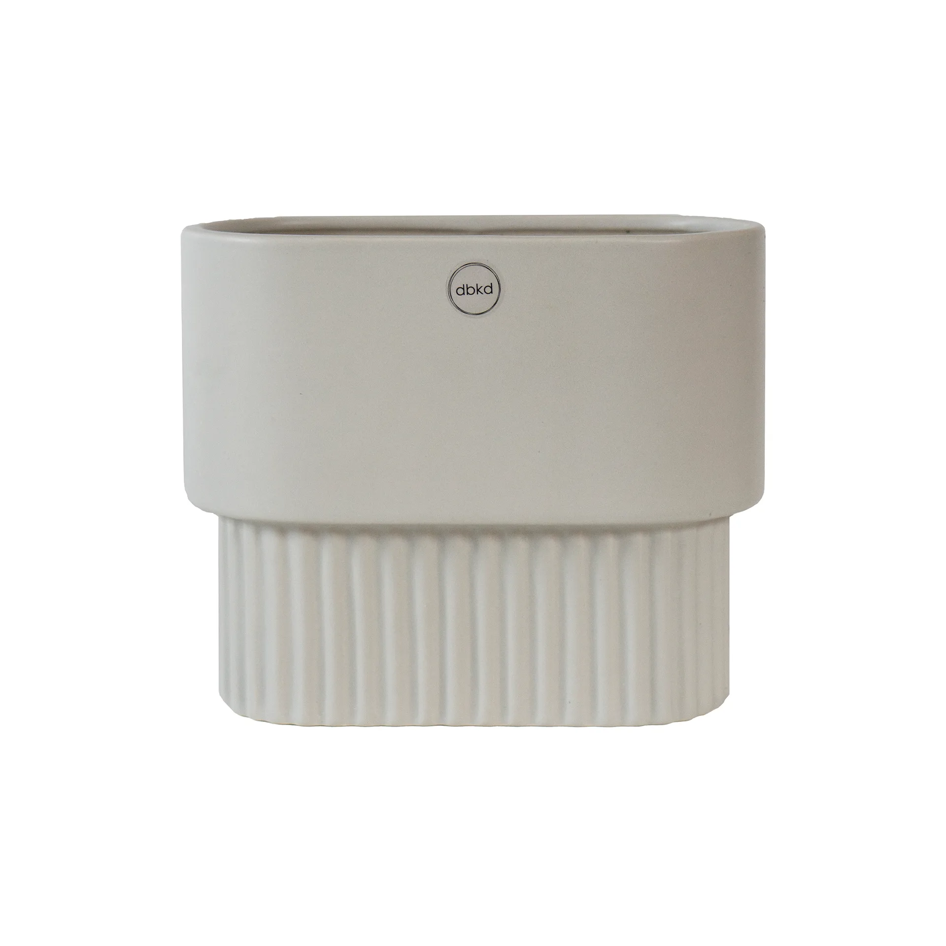 Front Blumentopf oval niedrig, Mole DBKD