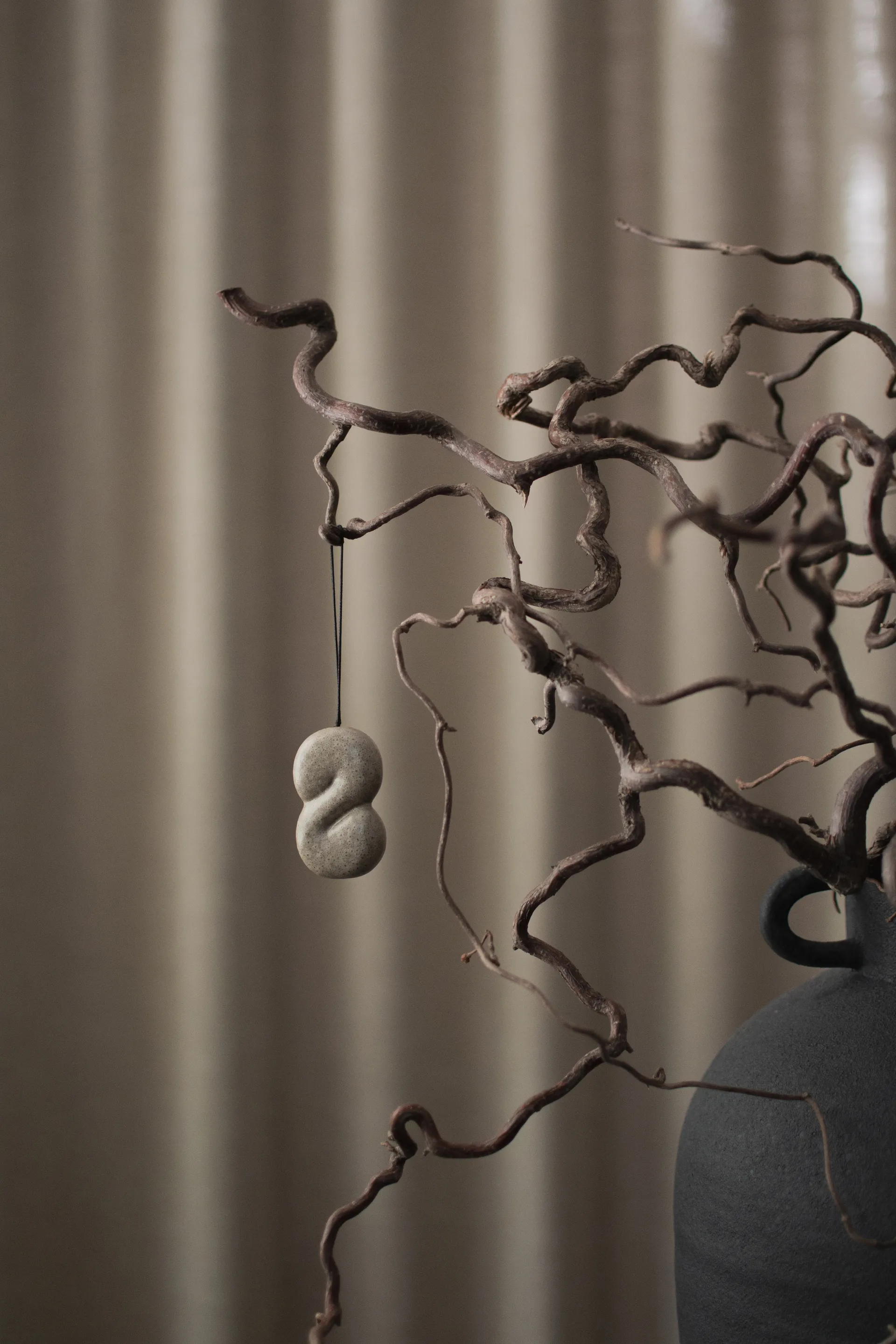 Hanging bun Dekorationsanhänger, Beige DBKD