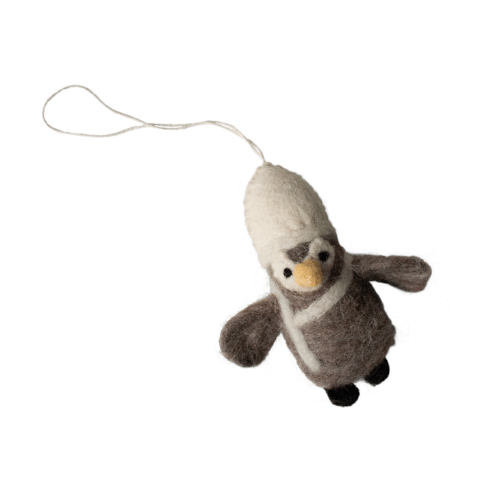 Hanging pig Dekorationsanhänger - Beige-white - DBKD