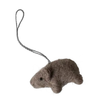 Hanging pig Dekorationsanhänger - Beige - DBKD