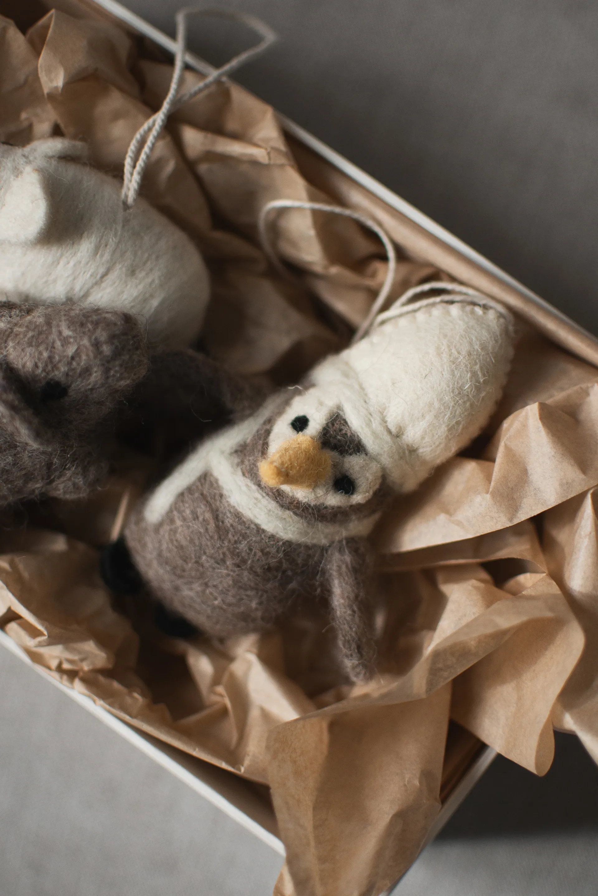 Hanging pinguin Dekorationsanhänger, Beige-white DBKD