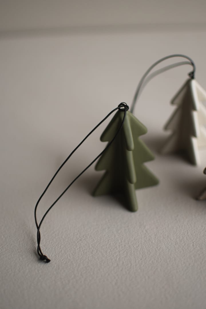 Hanging winter tree 7 cm, Green DBKD