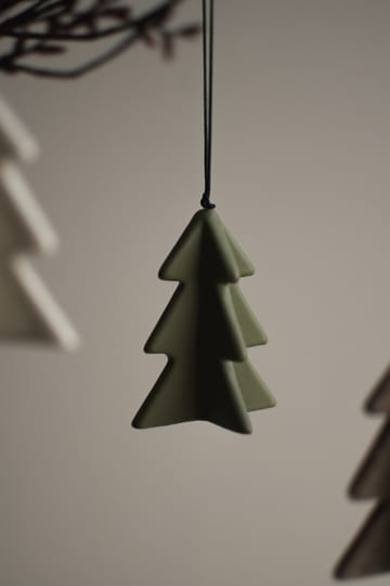 Hanging winter tree 7 cm - Green - DBKD