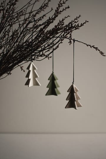 Hanging winter tree 7 cm - Vanilla - DBKD