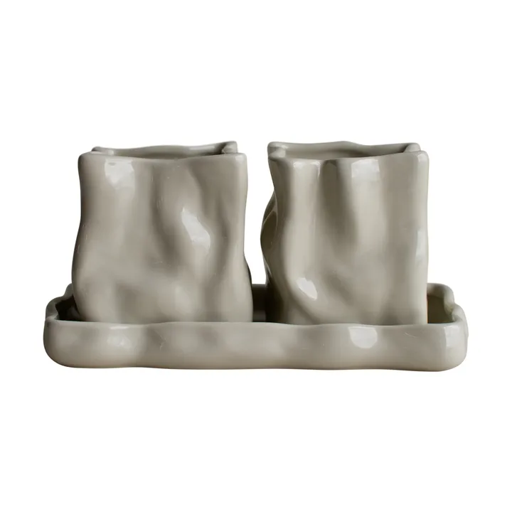 Herb Kräutertopf 3-teilig - Creme - DBKD