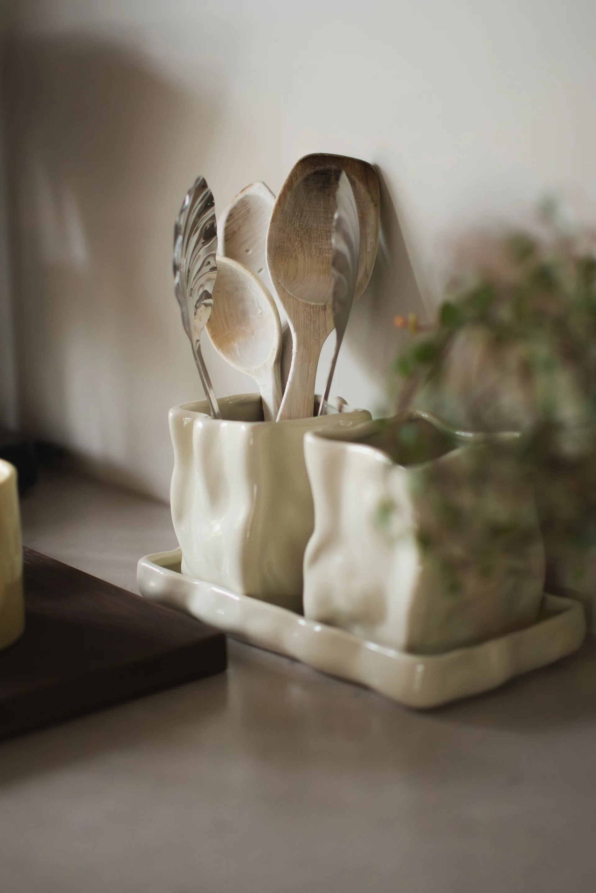 Herb Kräutertopf 3-teilig, Creme DBKD