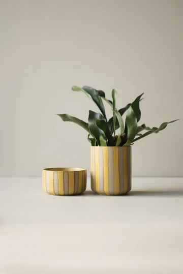 Line Blumentopf Ø14x16 cm - Yellow - DBKD