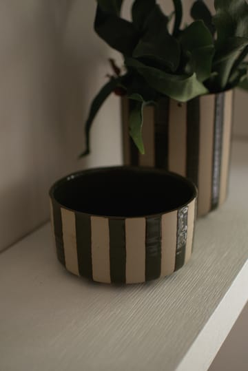 Line Dekorationsschale Ø16 cm - Stripe Green - DBKD