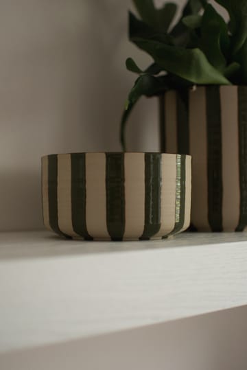 Line Dekorationsschale Ø16 cm - Stripe Green - DBKD
