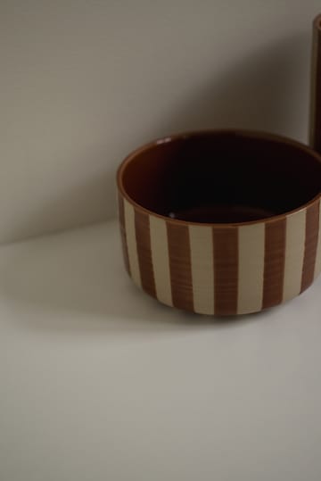 Line Dekorationsschale Ø16 cm - Stripe nougat - DBKD