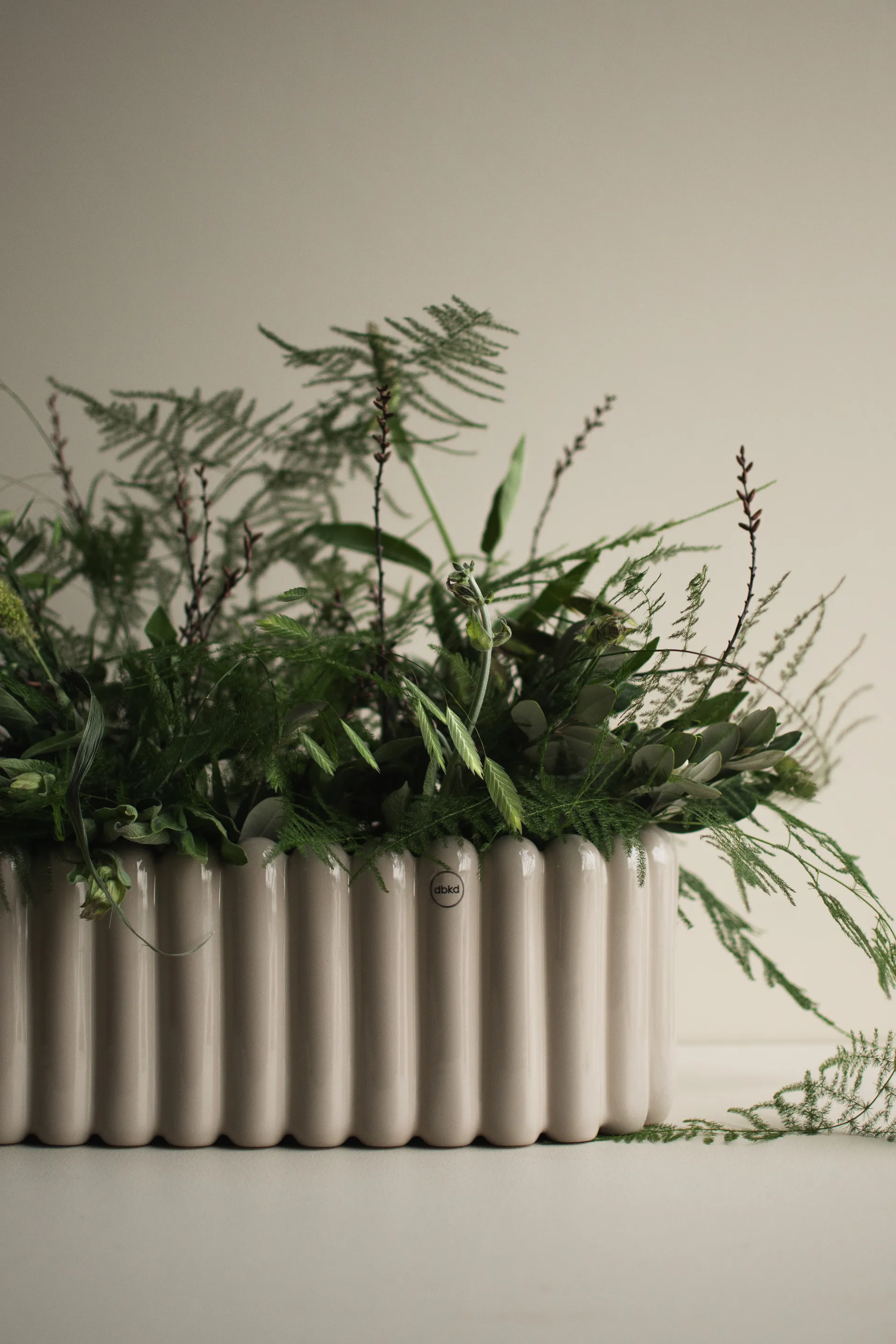 Mist Blumentopf oval, Shiny mole DBKD