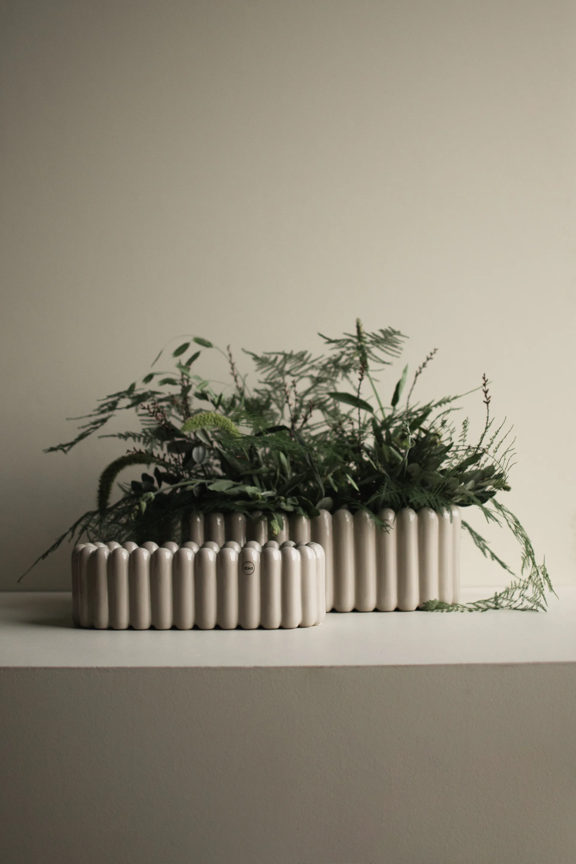 Mist Blumentopf oval, Shiny mole DBKD