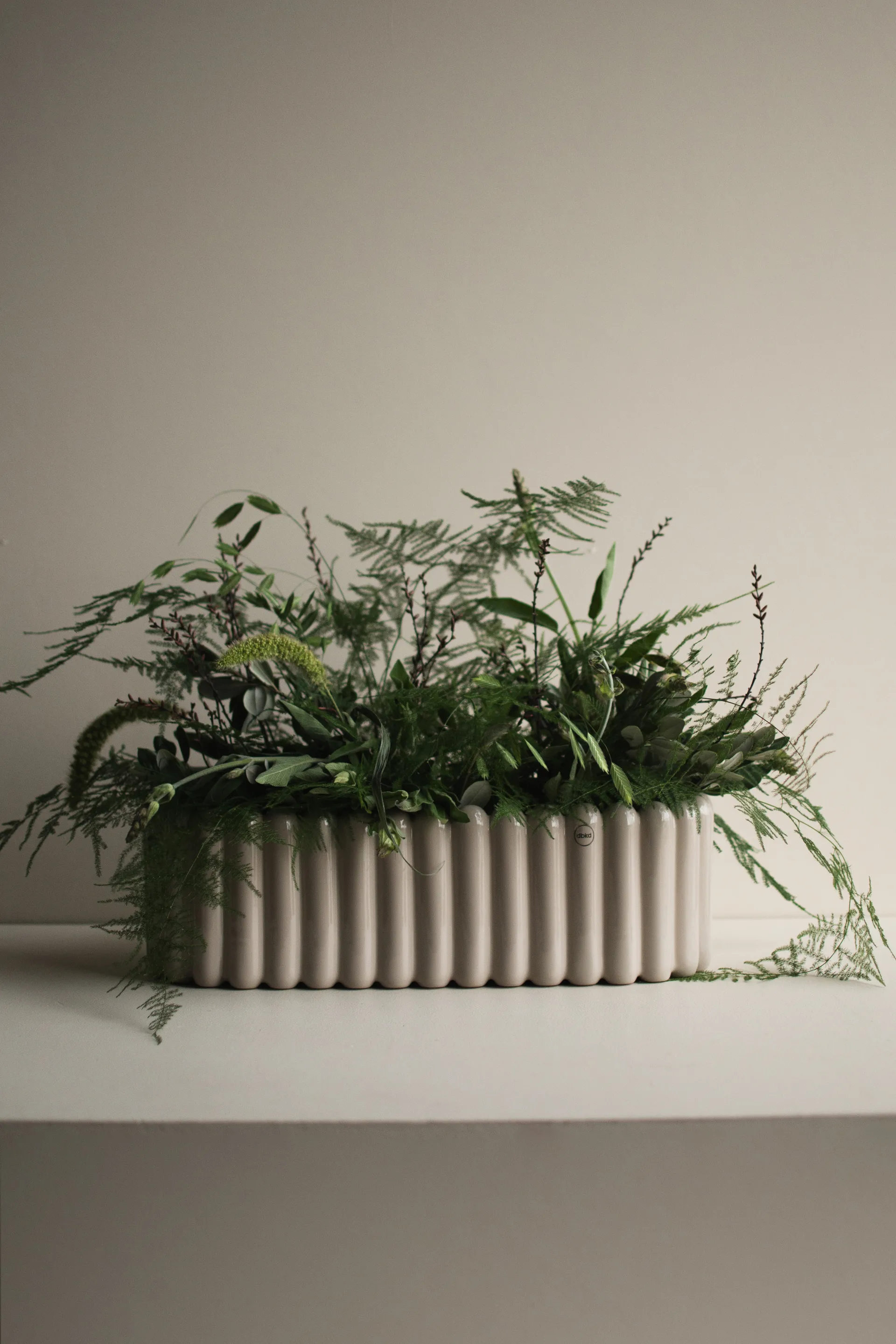 Mist Blumentopf oval, Shiny mole DBKD