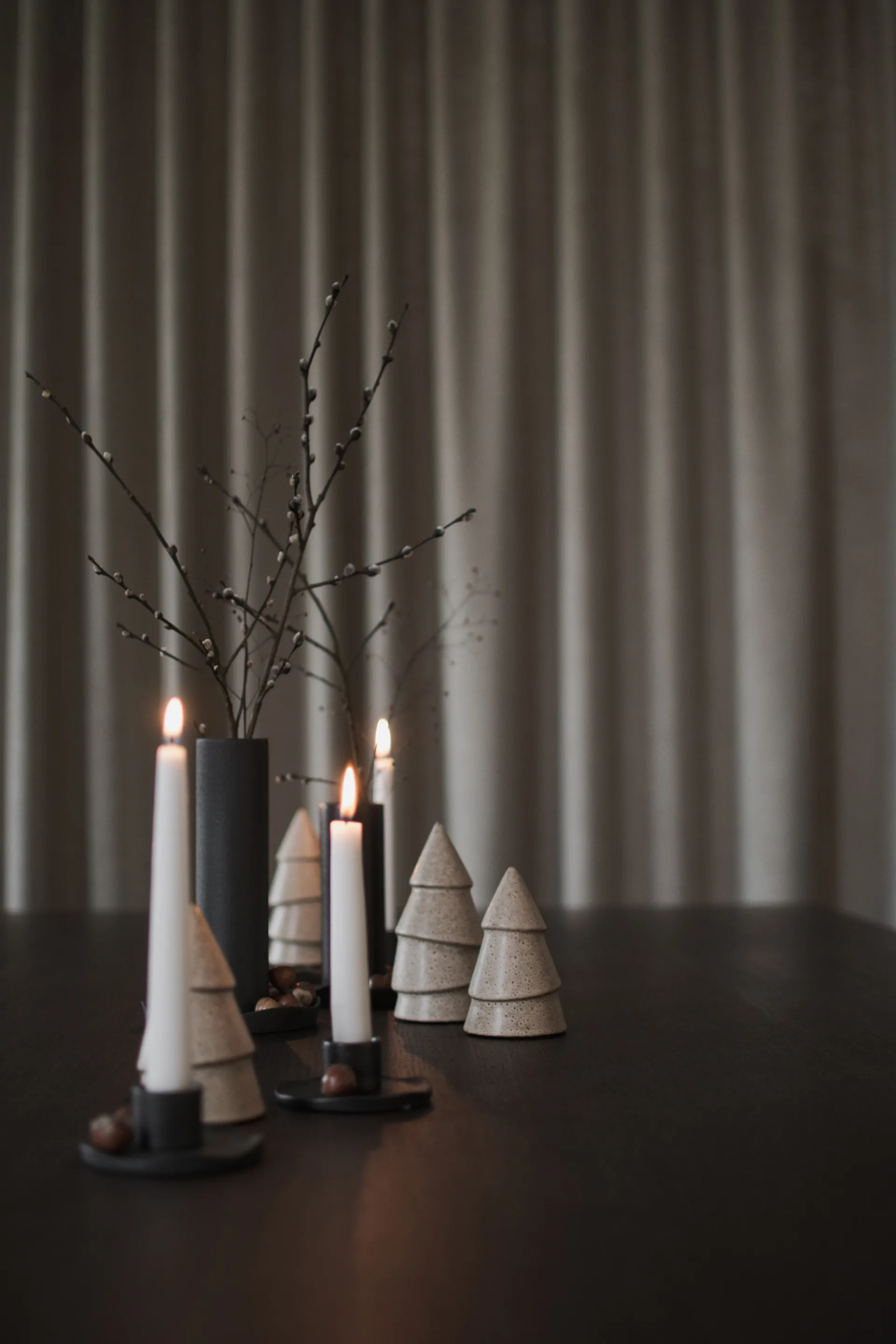 Narrow Weihnachtsbaum beige, Small 11cm DBKD