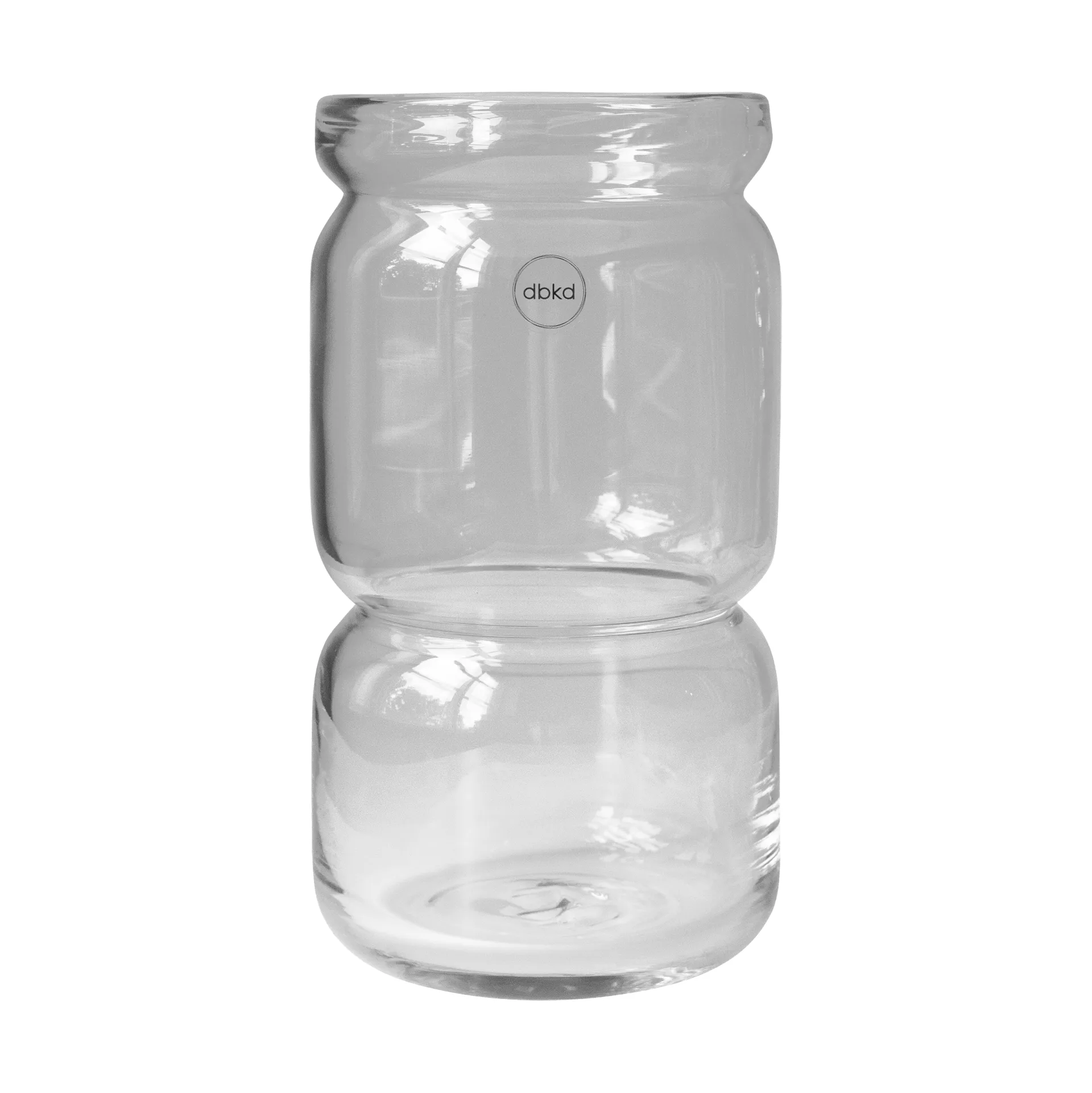 Neck Vase, Clear, Ø12x22,5 cm DBKD