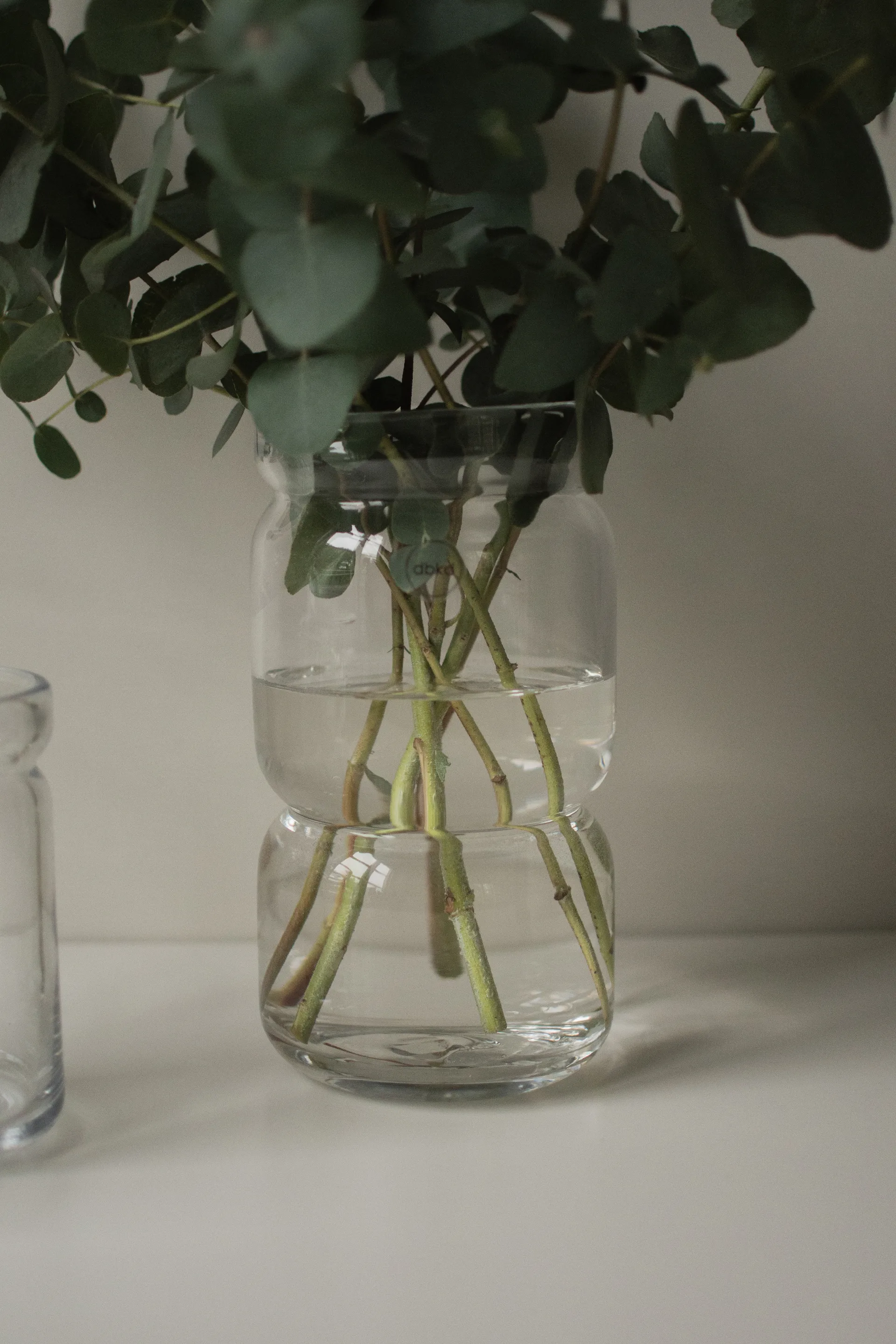 Neck Vase, Clear, Ø12x22,5 cm DBKD