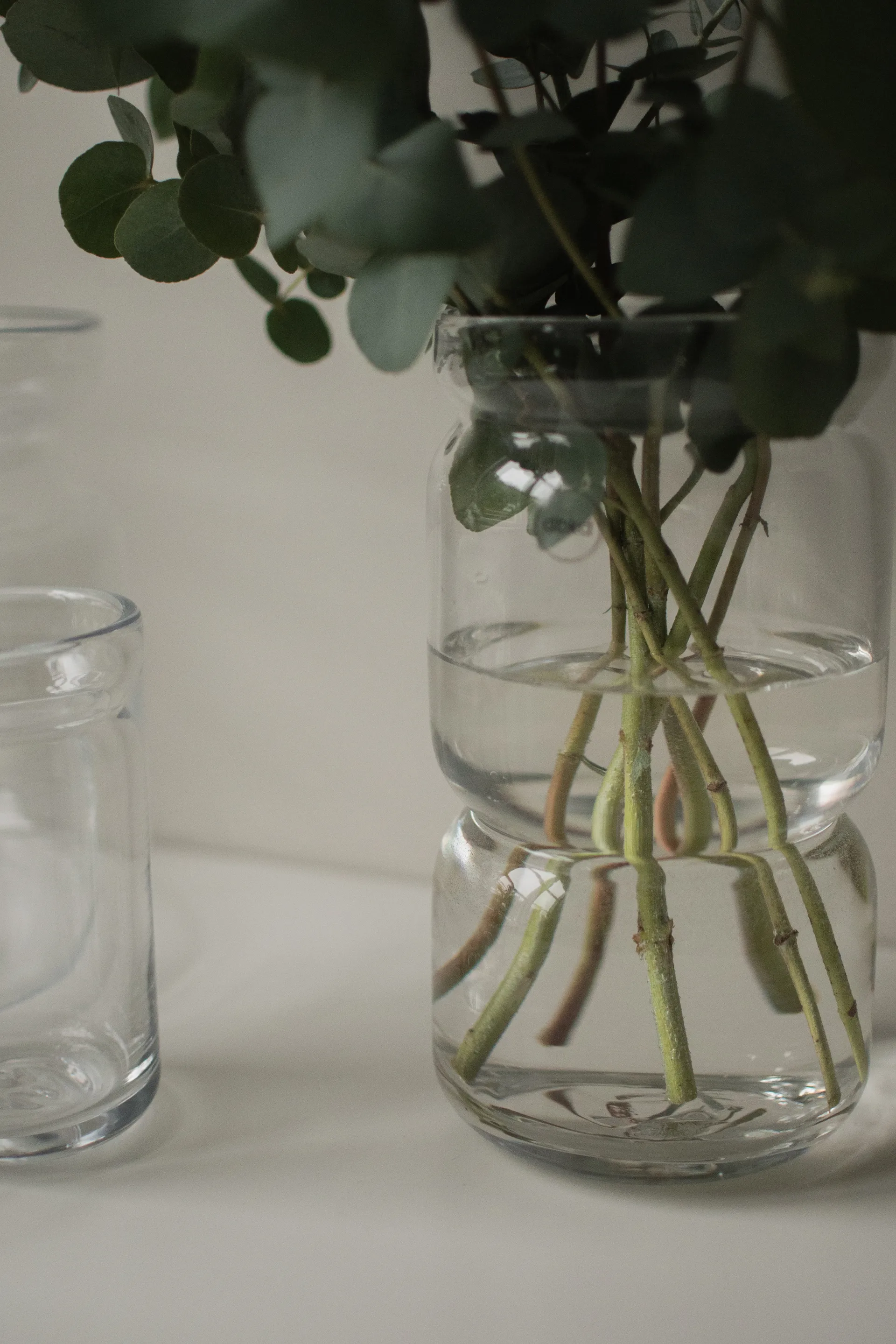 Neck Vase, Clear, Ø12x22,5 cm DBKD