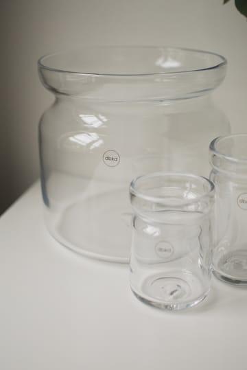 Neck Vase - Clear, Ø22,5x20 cm - DBKD