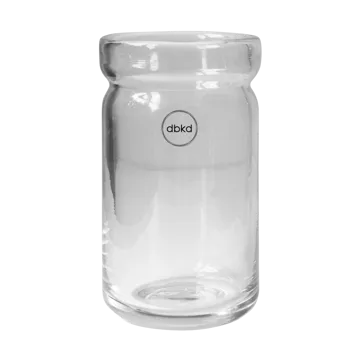 Neck Vase - Clear, Ø8x15 cm - DBKD