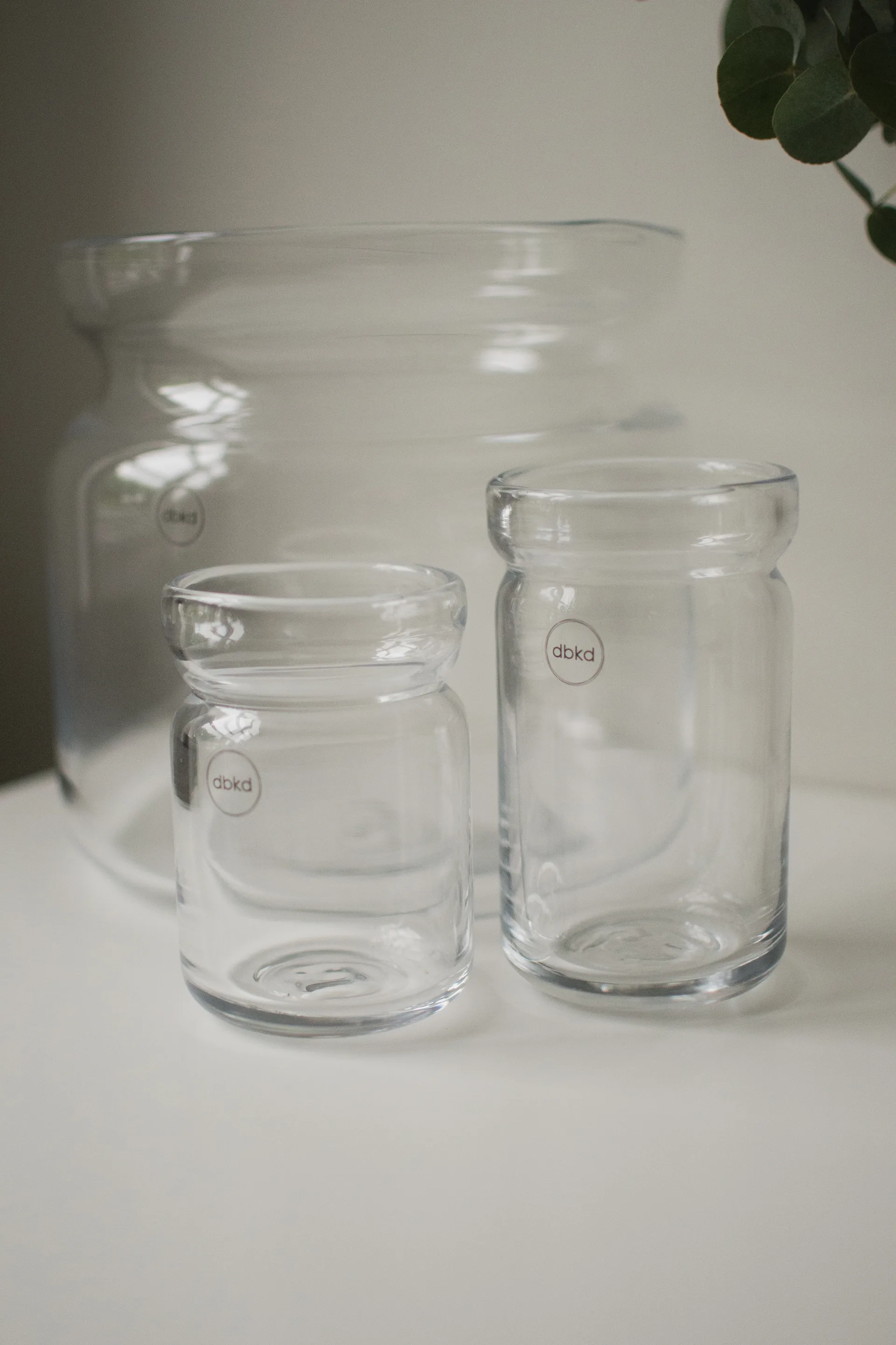 Neck Vase, Clear, Ø8x15 cm DBKD