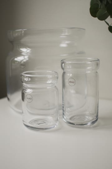 Neck Vase - Clear, Ø8x15 cm - DBKD