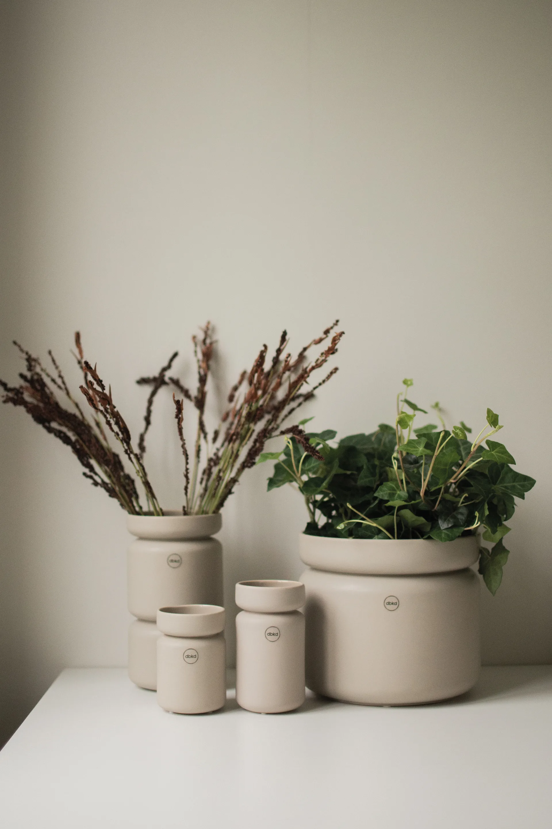 Neck Vase, Mole, Ø22,5x20 cm DBKD