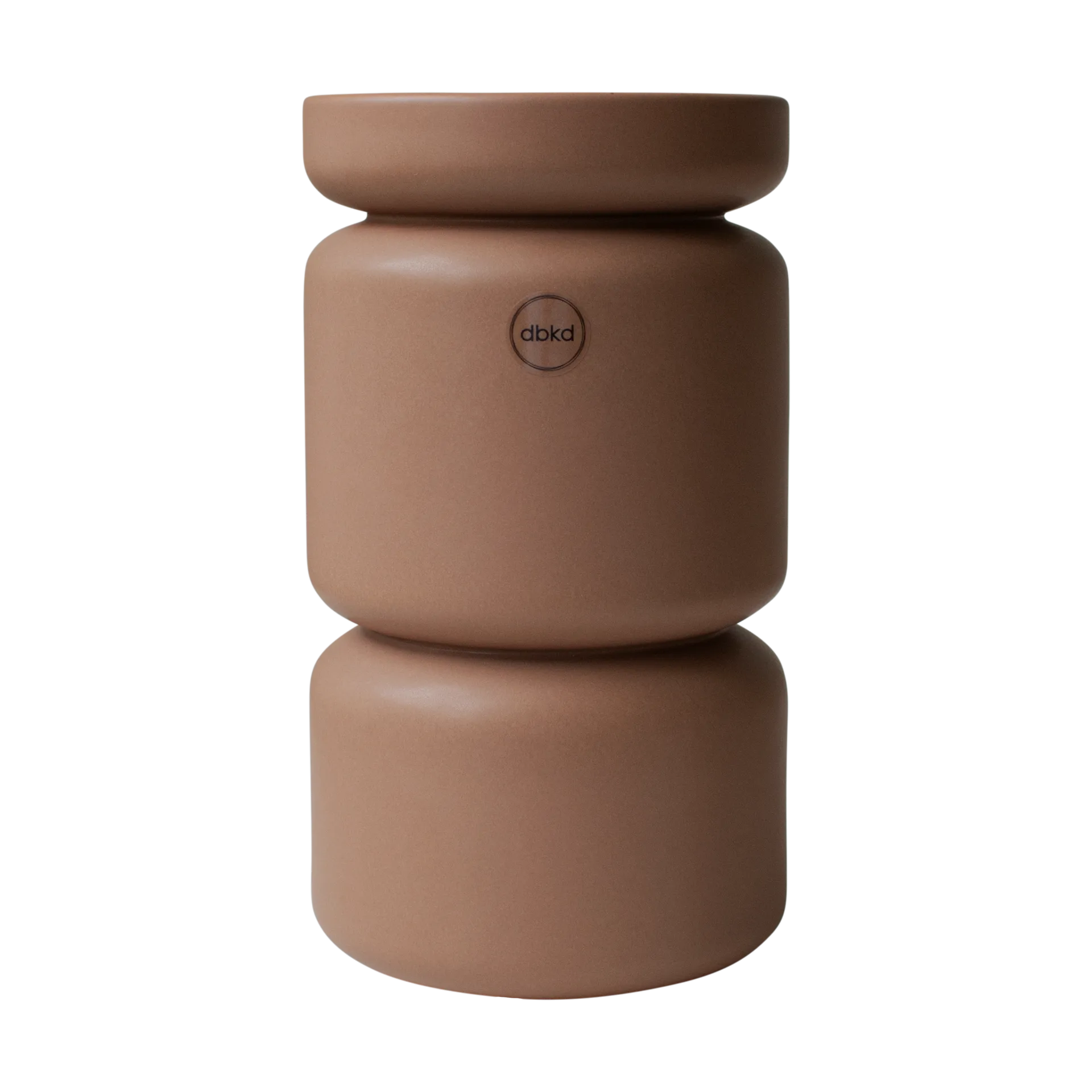 Neck Vase, Nougat, Ø12x22,5 cm DBKD