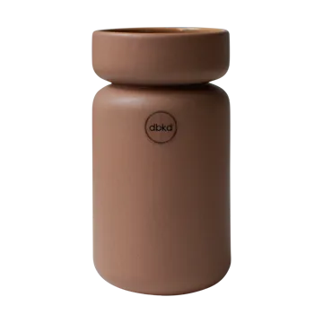 Neck Vase - Nougat, Ø8x15 cm - DBKD