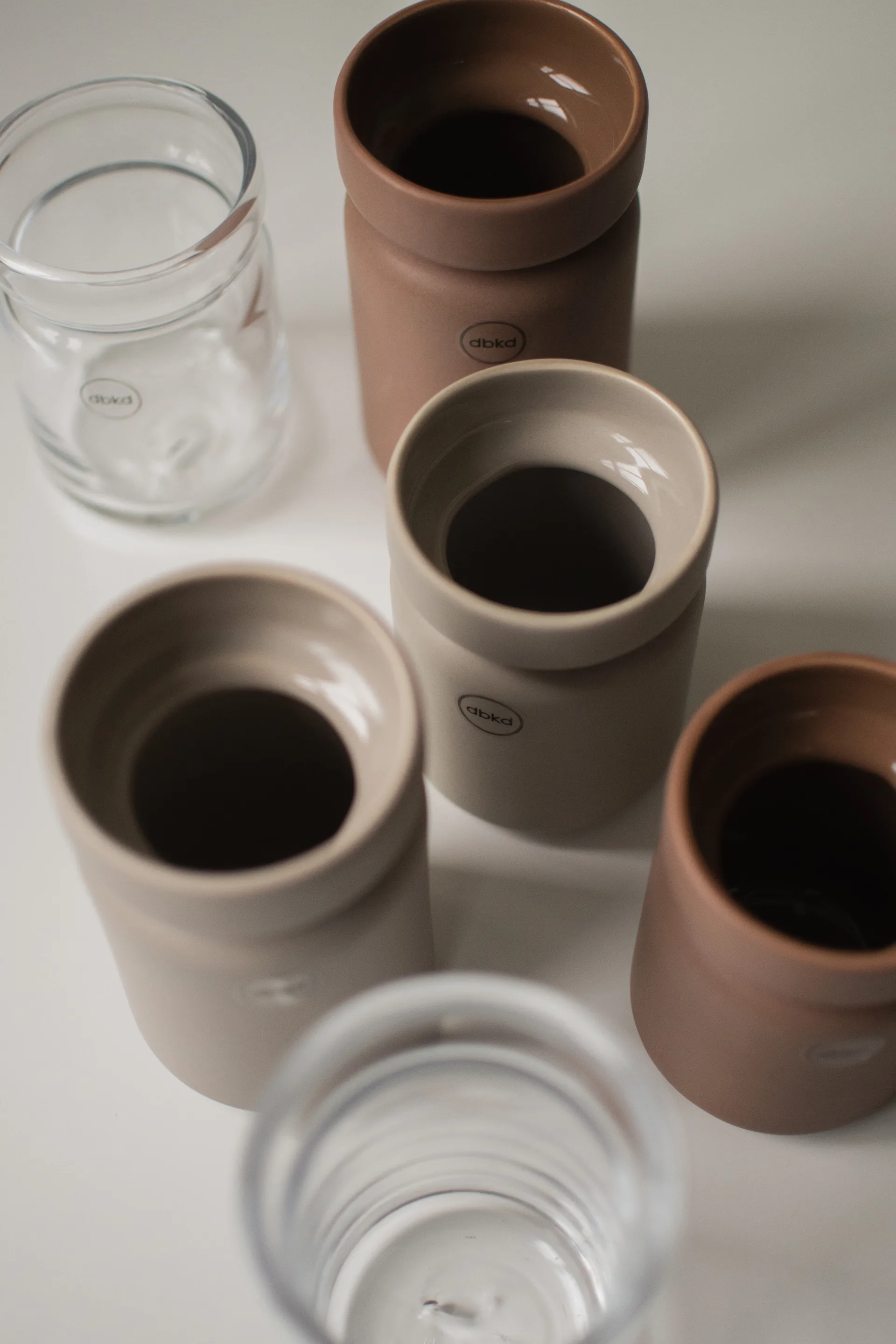 Neck Vase, Nougat, Ø8x15 cm DBKD