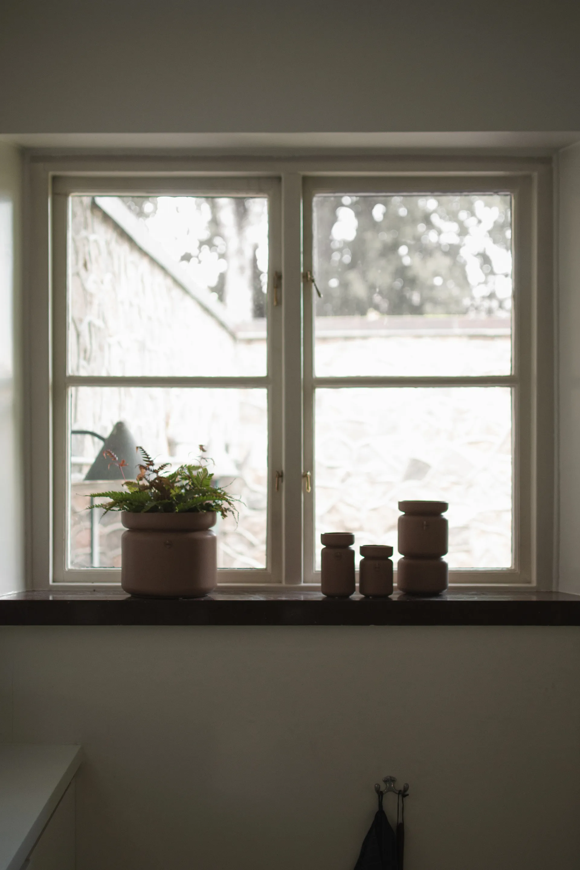 Neck Vase, Nougat, Ø8x15 cm DBKD