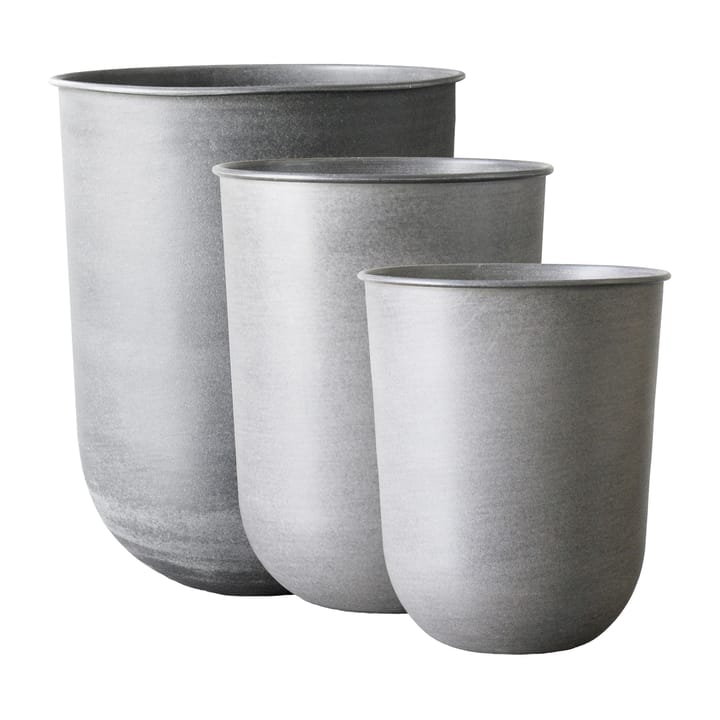 Out Blumentopf 3er Pack - Light grey - DBKD