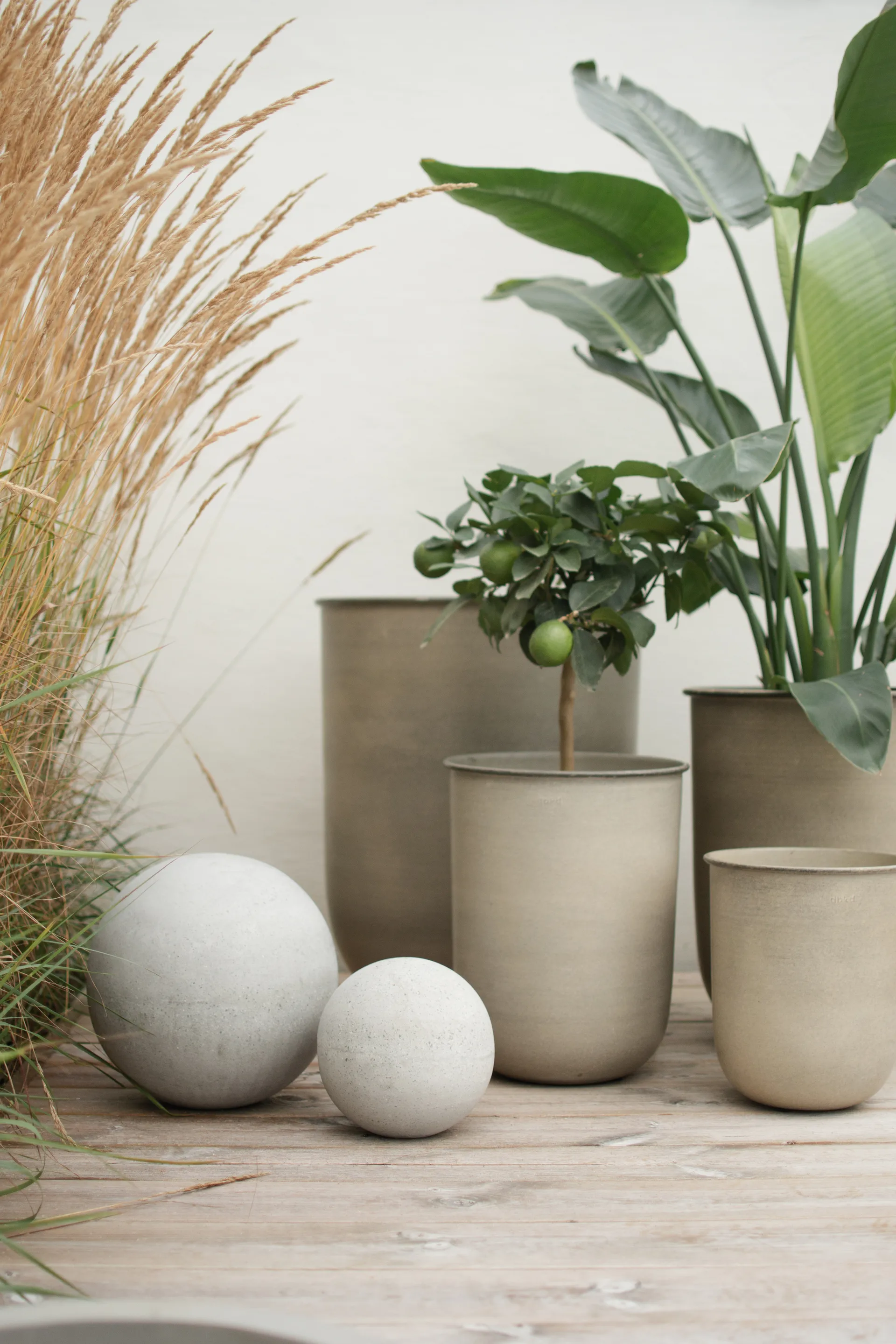 Out Blumentopf 4 Teile, Beige DBKD