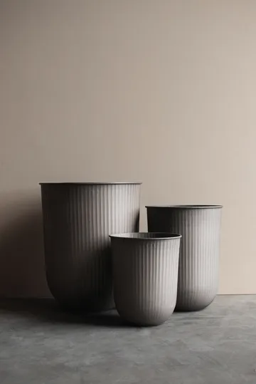 Out stripe Blumentopf 3er Pack - Beige - DBKD