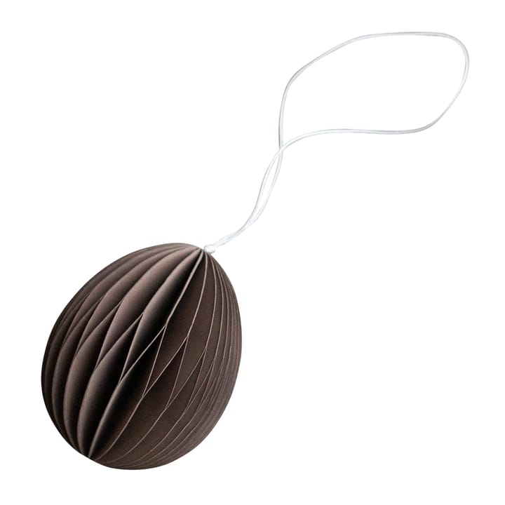 Ovoid Osteranhänger Papier 7 cm - Brown - DBKD