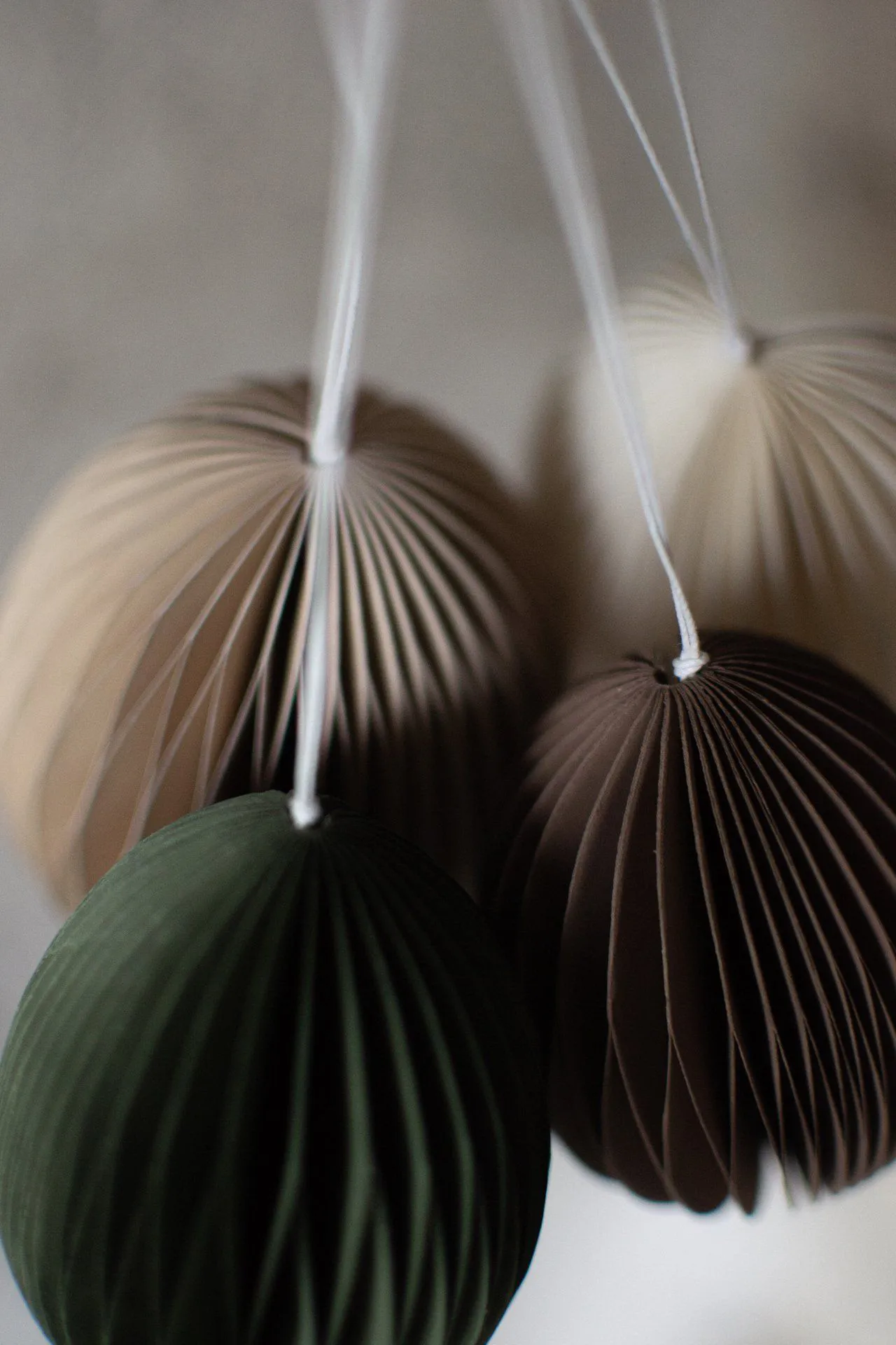 Ovoid Osteranhänger Papier 7 cm, Brown DBKD